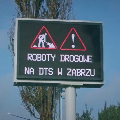 Tablica informacyjna przykładowa- zmiennej treści