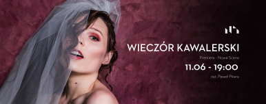 plakat zapraszający na spektakl Wieczór kawalerski w dniu 11.06 godz. 11:00