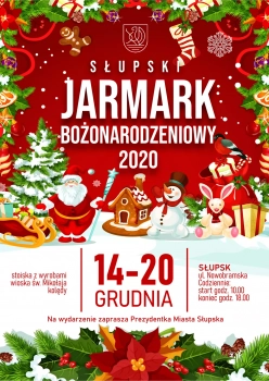 Plakat Jarmarku Bożonarodzeniowego 14-20.12.20