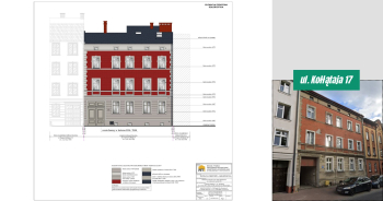 Projekt budynku przy ul. Kołłątaja
