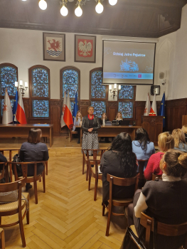 Otwarcie prezentacji „Dziś, Jutro, Pojutrze” przez Krystynę Danilecką-Wojewódzką Prezydentkę Miasta Słupska,