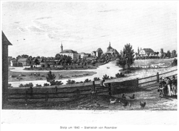 Panorama Słupska z 1840 roku / fotopolska.eu