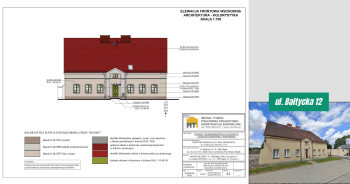 Projekt budynku przy ul. Bałtyckiej
