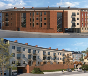 Wizualizacja&nbsp;komunalnego&nbsp;budynku&nbsp;wielorodzinnego&nbsp;przy ul. Na Wzg&oacute;rzu.