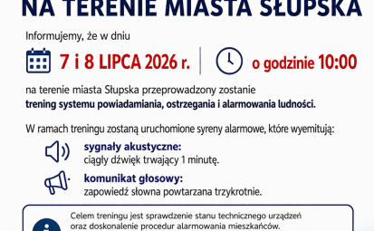 Plakat informacyjny zgodnie z treścia artykółu
