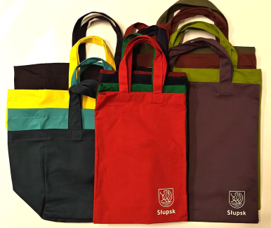 Torby ekologiczne promujące "Dzień bez opakowań foliowych"