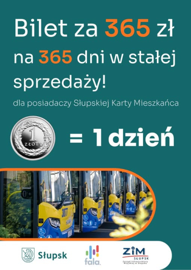 Plakat akcji biletu całorocznego