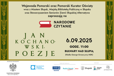 baner Narodowego Czytania - Jan Kochanowski. Poezje