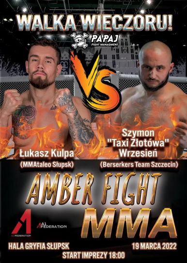 Plakat gali MMA