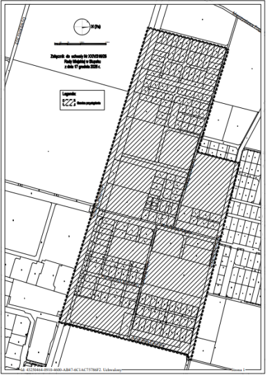 granica przystąpienia do miejscowego planu zagospodarowania przestrzennego "Nalepy"