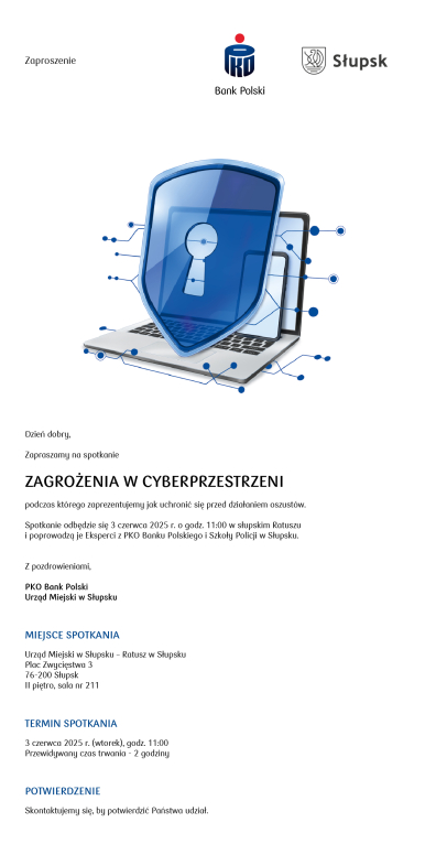 plakat informacyjny z treścią jak w artykule.
