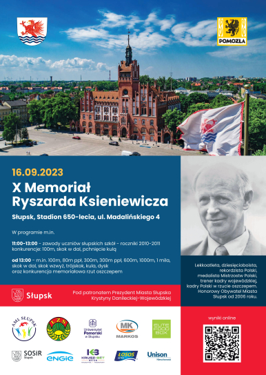 Plakat promujący Memoriał Ksieniewicza.