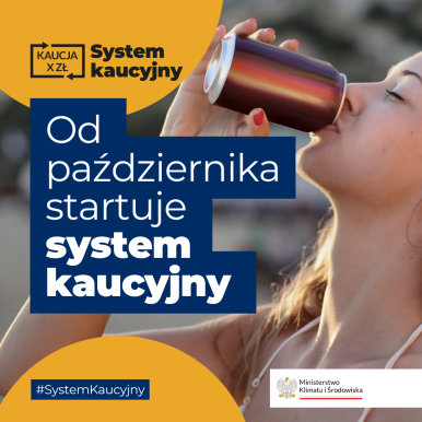 plakat promujący start systemu kaucyjnego w Polsce