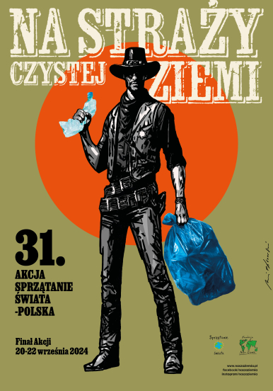 Plakat z 31. Akcji Sprzątania Świata