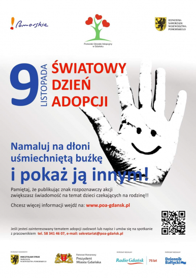 Plakat Światowego Dnia Adopcji