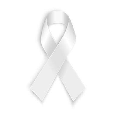 biała wstążka - symbol męskiego zaangażowania w zakończenie przemocy wobec dziewcząt i kobiet