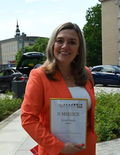 Skarbnik Miasta Słupska z tytułem II MIEJSCE Anna Gajda Słupsk