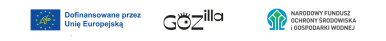 logo Programu Life dofinansowanego przez UE, GOZilla oraz Narodowego Funduszu Ochrony Środowiska i Gospodarki Wodnej