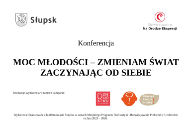 plakat informujący o konwerencji.