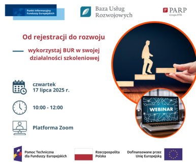 Webinar „Od rejestracji do rozwoju – wykorzystaj BUR w swojej działalności szkoleniowej”