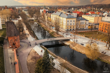 zdjęcie Bulwarów z lotu ptaka