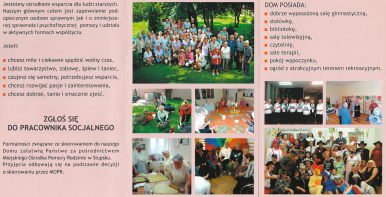 ulotka informacyjna o zakresie wsparcia