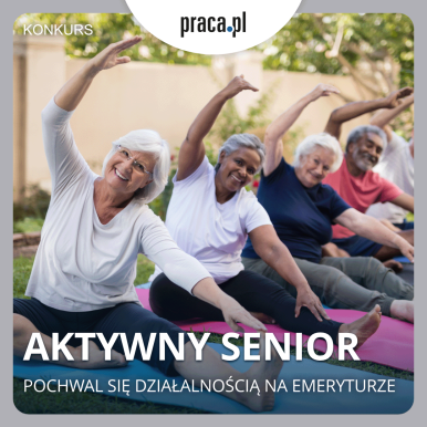 plakat aktywny senior
