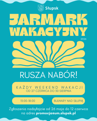 plakat Słupskiego Jarmarku Wakacyjnego 2026