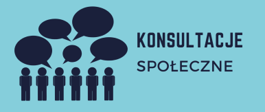 zarys 6postaci i napis konsultacje społeczne