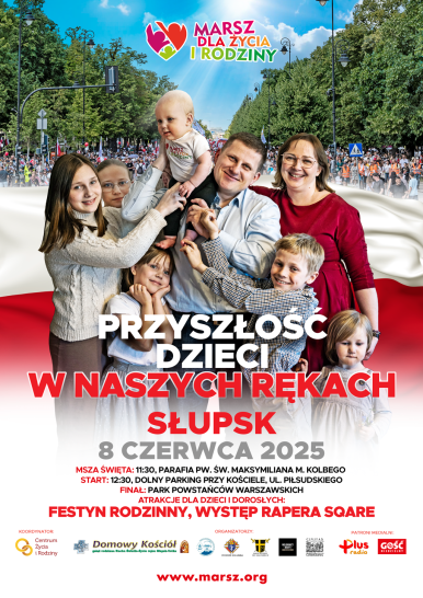 Plakta informacyjny z tekstem jak w artykule i grafika :rodzina, rodzice/opiekunowie i dzieci