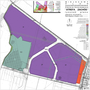 mapa miejscowego planu zagospodarowania przestrzennego