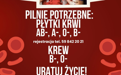 Na zdjęciu plakat informujący