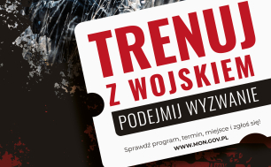 Na zdjęciu widzimy plakat zapowiadającynabór do wojska z treścią jak w artykule; grafika na plakacie - żołnierz w terenie