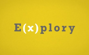 Zdjęcie przedstawia logo Międzyszkolnego Festiwalu Nauki E(x)plory, tj. czarny napis E(x)plory na zółtym tle