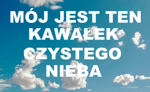 Na zdjeciu znajduje się niebo z chmurami