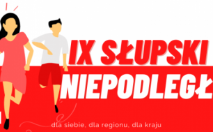 Grafika z IX Biegu Niepodległości.