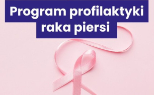 Na zdjęciu informacja o programie profilaktycznym