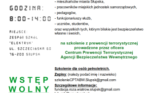Plakat informacyjny
