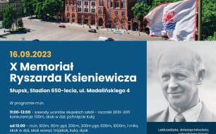 Plakat promujący Memoriał Ksieniewicza.