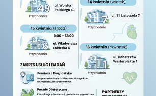 Na zdjęciu plakat z informacją o wydarzeniu