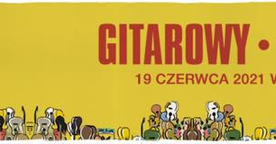 Plakat wydarzenia gitarowy Rekord Świata 19 czerwca 2021 Wrocław Pergola + Online