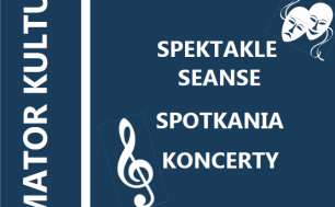napis Hello October, w tle kobieta rozrzucająca suche jesienne liście