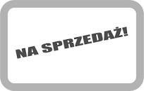 Na zdjęciu widzimy na białym tle czarny napis na sprzedaż