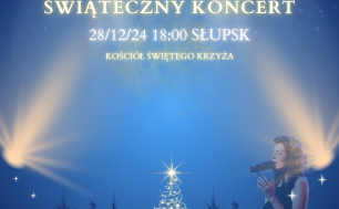 plakat informacyjny z treścią jak w artykule oraz wizerunki organizatorów i muzyków